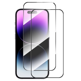 Full-Cover Panzerglas Doppelpack - iPhone 16 Displayschutz