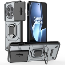 Coverup Ring Ständer Back Cover mit Kamera Schutz - OnePlus 13R Hülle - Grau