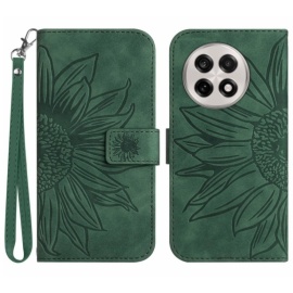 Coverup Sonnenblumen Klapphülle - OnePlus 13R Hülle - Grün