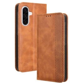 Coverup Vintage Style Klapphülle - Samsung Galaxy A56 Hülle - Braun