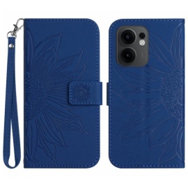 Coverup Sonnenblumen Klapphülle - OPPO Reno13 F / FS 5G Hülle - Blau