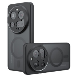 Coverup Mattes transparentes Back Cover mit Kameraschutz - MagSafe Compatible - Xiaomi 15 Ultra Hülle - Schwarz