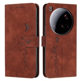 Coverup Smile Klapphülle - Xiaomi 15 Ultra Hülle - Braun