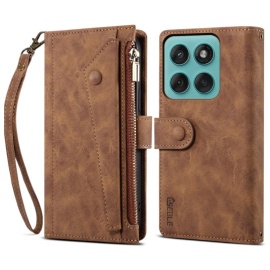 Coverup Klapphülle mit Brieftasche - Motorola Edge 60 / 60 Fusion Hülle - Braun