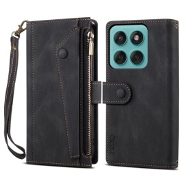 Coverup Klapphülle mit Brieftasche - Motorola Edge 60 / 60 Fusion Hülle - Schwarz