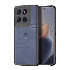 Dux Ducis Aimo Series - Transparent TPU Back Cover - Motorola Edge 60 / 60 Fusion Hülle - Schwarz