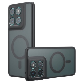 Coverup Mattes transparentes Back Cover mit Kameraschutz - MagSafe Compatible - Motorola Edge 60 / 60 Fusion Hülle - Schwarz