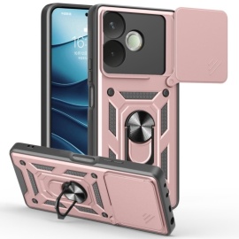 Coverup Armor Ring Ständer Back Cover mit Kamera Schutz - OPPO A5 Pro 5G Hülle - Roségold