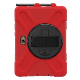 Coverup Heavy Duty Case mit Ständer - Samsung Galaxy Tab Active 5 Pro Hülle - Rot