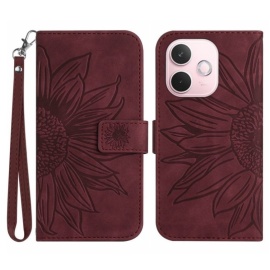 Coverup Sonnenblumen Klapphülle - OPPO A5 Pro 5G Hülle - Bordeaux