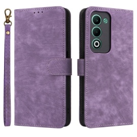 Coverup Klapphülle mit Schlüsselband - OPPO A5 5G Hülle - Violett
