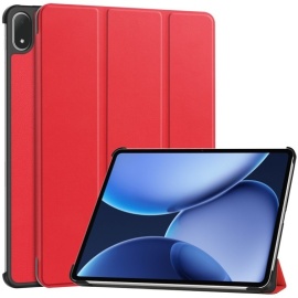 Coverup Tri-Fold Ständer Klapphülle mit Schlaf/Wach-Funktion - OnePlus Pad 3 Hülle - Rot