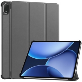 Coverup Tri-Fold Ständer Klapphülle mit Schlaf/Wach-Funktion - OnePlus Pad 3 Hülle - Grau