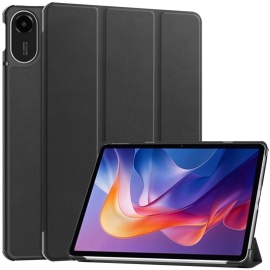 Coverup Tri-Fold Ständer Klapphülle mit Schlaf/Wach-Funktion - Xiaomi Redmi Pad 2 Hülle - Schwarz