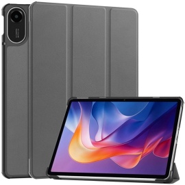 Coverup Tri-Fold Ständer Klapphülle mit Schlaf/Wach-Funktion - Xiaomi Redmi Pad 2 Hülle - Grau