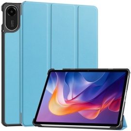 Coverup Tri-Fold Ständer Klapphülle mit Schlaf/Wach-Funktion - Xiaomi Redmi Pad 2 Hülle - Hellblau