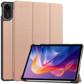 Coverup Tri-Fold Ständer Klapphülle mit Schlaf/Wach-Funktion - Xiaomi Redmi Pad 2 Hülle - Rosa