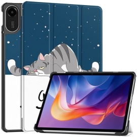 Coverup Tri-Fold Ständer Klapphülle mit Schlaf/Wach-Funktion - Xiaomi Redmi Pad 2 Hülle - Katze