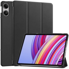 Coverup Tri-Fold Ständer Klapphülle mit Schlaf/Wach-Funktion - Xiaomi Redmi Pad Pro Hülle - Schwarz