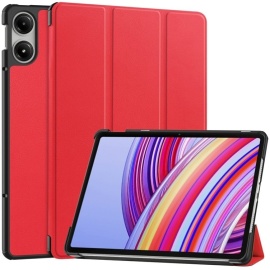 Coverup Tri-Fold Ständer Klapphülle mit Schlaf/Wach-Funktion - Xiaomi Redmi Pad Pro Hülle - Rot