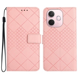 Coverup Rhombus Klapphülle - OPPO A5 Pro 5G Hülle - Rosa