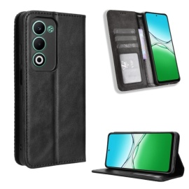 Coverup Vintage Style Klapphülle - OPPO A5 5G Hülle - Schwarz