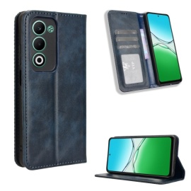 Coverup Vintage Style Klapphülle - OPPO A5 5G Hülle - Blau