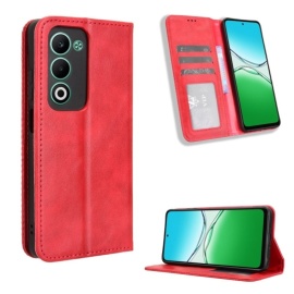 Coverup Vintage Style Klapphülle - OPPO A5 5G Hülle - Rot