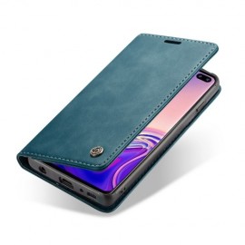 CaseMe 013 Klapphülle - Samsung Galaxy S10 Hülle - Blau