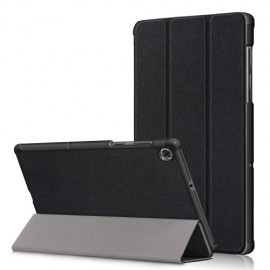 Tri-Fold Ständer Klapphülle mit Schlaf/Wach-Funktion - Lenovo Tab M10 FHD Plus Hülle - Schwarz