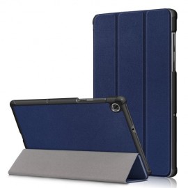Tri-Fold Ständer Klapphülle mit Schlaf/Wach-Funktion - Lenovo Tab M10 FHD Plus Hülle - Dunkelblau