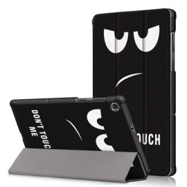 Tri-Fold Ständer Klapphülle mit Schlaf/Wach-Funktion - Lenovo Tab M10 FHD Plus Hülle - Don't Touch