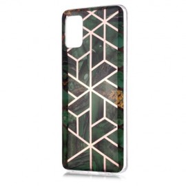 Coverup Marmor Design TPU Back Cover - Samsung Galaxy A51 Hülle - Emerald Green