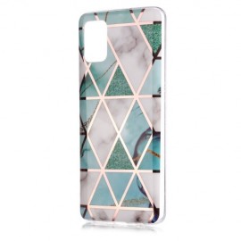 Coverup Marmor Design TPU Back Cover - Samsung Galaxy A51 Hülle - Mint